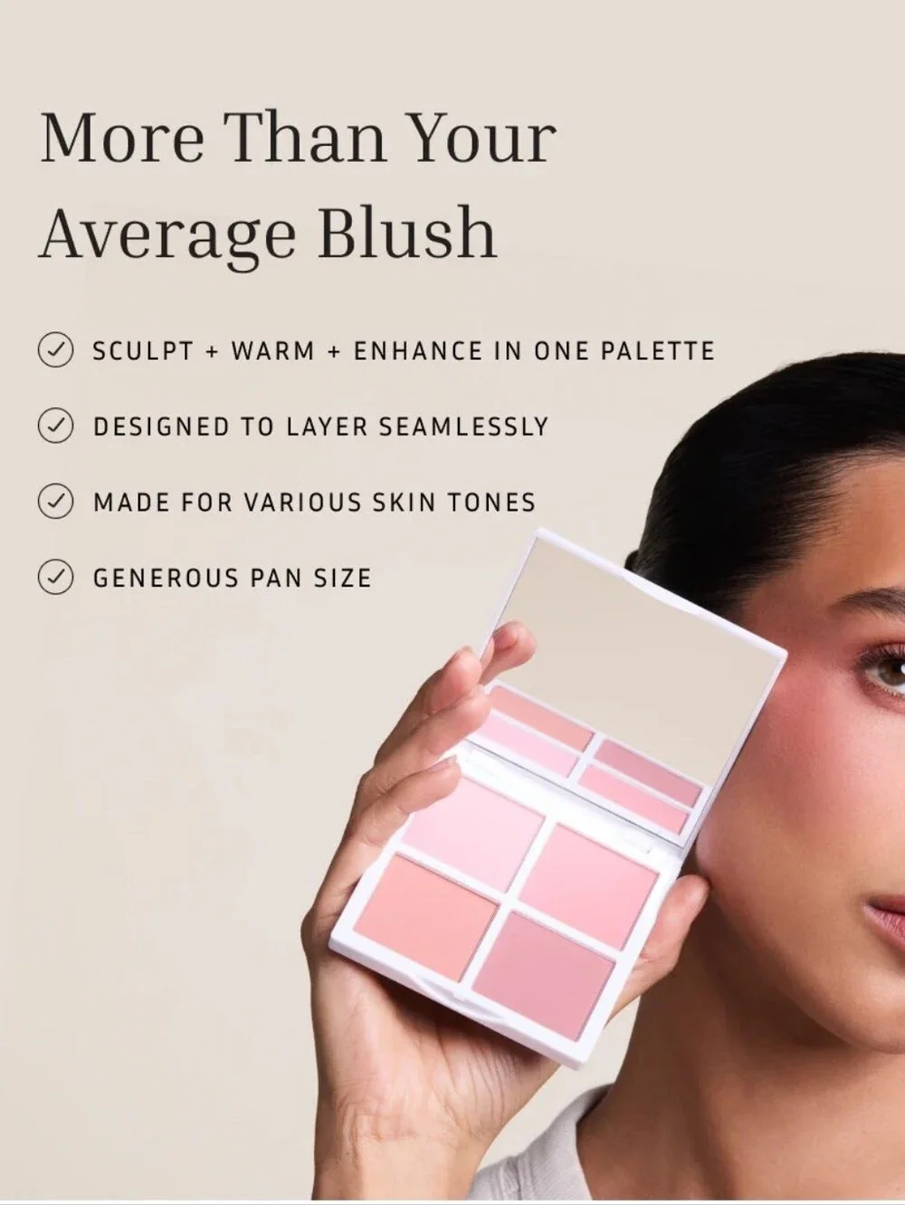 Lithe Sunset Matte Blush Palette 4 Color BNIB